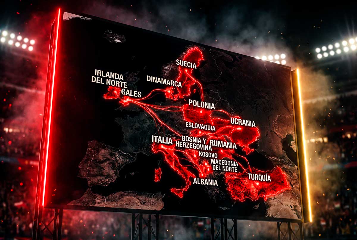 Repechaje europeo: Países, partidos, horarios y más